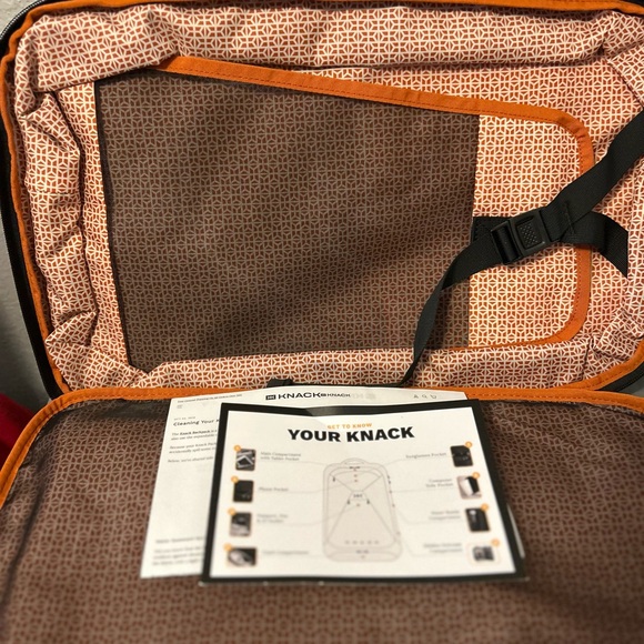 This is a Knack Series 2 Medium Expandable Pack in indigo blue. - Picture 5 of 10